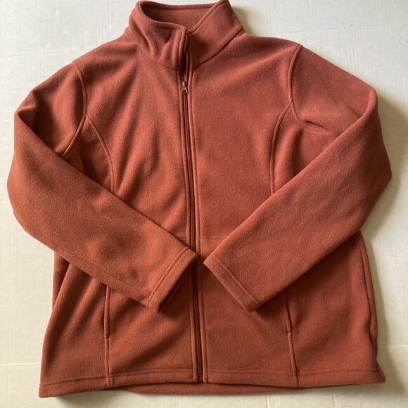 Men's cabelas jacket size XL fleece burnt orange - Picture 1 of 6